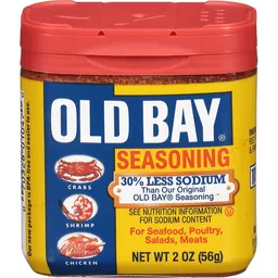 Old Bay Seasoning 30% Less Sodium - 2 oz tin