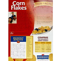 Barbara's Organic Corn Flakes Cereal - Barbara's - Breakfast Cereal,  Snacks, Recipes