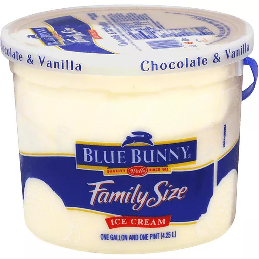 Blue Bunny Ice Cream Chocolate Vanilla Family Size Other Ptacek S Iga