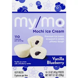 Mymo Mochi Ice Cream Vanilla Blueberry Layers Ice Cream Foodtown