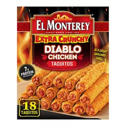 El Monterey Xx Large Spicy Red Hot Bean & Cheese Chimichanga 8 Oz Bag