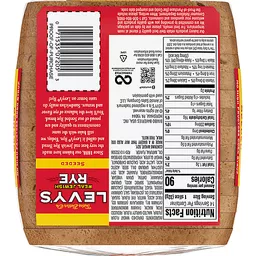 Levy's Bread, Real Jewish Rye, Seeded 1 lb | Pumpernickel & Rye |  Pennington Quality Market IGA