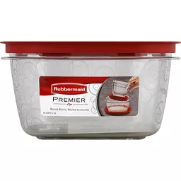 Rubbermaid Premier Container + Lid, 14 Cup, Plastic Containers