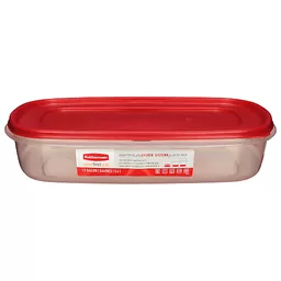 Food Lion Large Rectangle Containers with Lids 9.5 Cup
