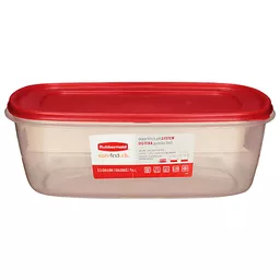 Rubbermaid 2.5 gal Easy Find Lids Container Rectangle