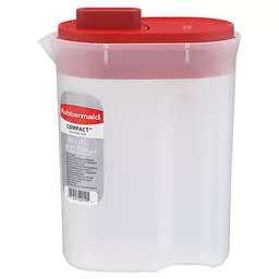 Rubbermaid Vented, Red, 7.0 Cup 1 Ea