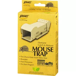 Pic Humane Catch & Release Mouse Trap 2 Ct