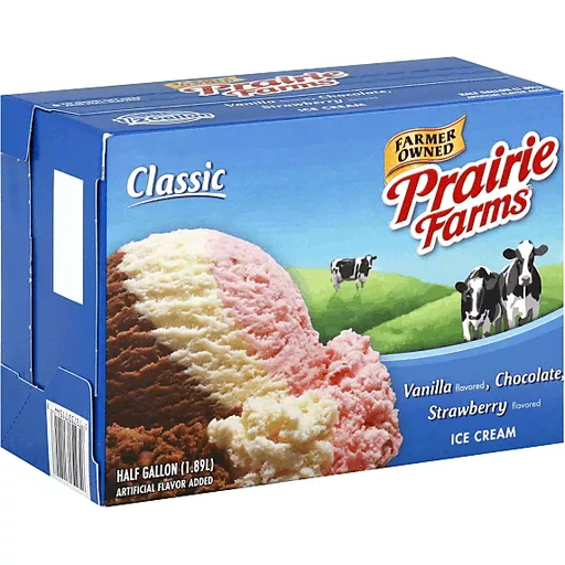 Prairie Farms Ice Cream Vanilla Chocolate And Strawberry Other Wade S Piggly Wiggly