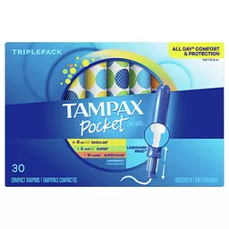 Tampax Tampons, Compact, Regular Absorbency, Unscented 16 Ea, Feminine  Care