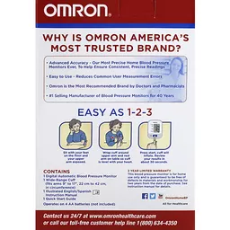 Omron Blood Pressure Monitor, 5 Series, Diabetic Aids & Nutrition