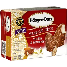 Haagen Dazs Snack Size Ice Cream Bars, Vanilla & Almonds | Sandwiches &  Bars | Foodtown