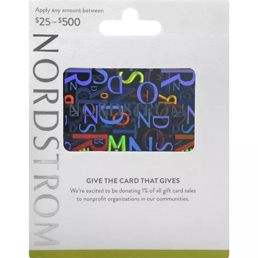 Nordstrom Gift Card 20 500 Shop Superlo Foods