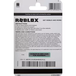 Roblox Gift Card 1 Ea Shop Foodtown - roblox gift card damaged pin
