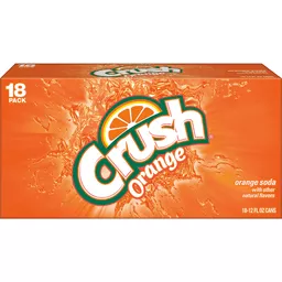 Crush® Orange Soda, 20 cans / 12 fl oz - Jay C Food Stores
