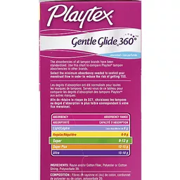 Playtex® Gentle Glide 360deg Unscented Super Absorbency Tampons 36