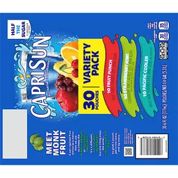 Capri Sun, Fruit Punch, Strawberry Kiwi & Pacific Cooler Variety Pack