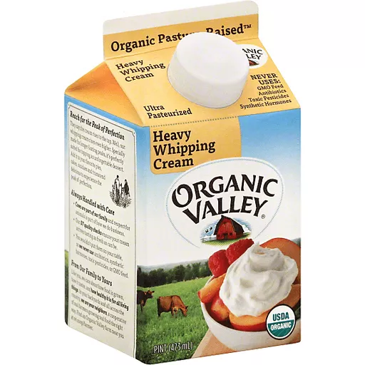 Organic Valley Heavy Whipping Cream Half Half Goodwin S Organic