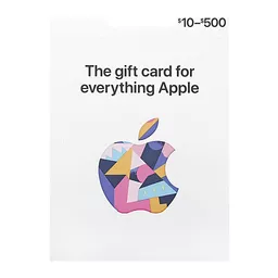 Apple Gift Card, $10-$500