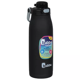 Bubba Radiant Water Bottle, Chug-Lid, Push Button, Stainless Steel, 32 Ounces