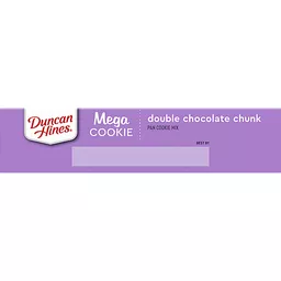 Duncan Hines Mega Cookie Pan Cookie Mix Chocolate Chunk Microwavable