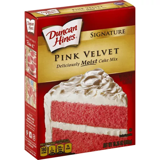 Duncan Hines Cake Mix Pink Velvet Cake Cookie Brownie Mixes Foodtown