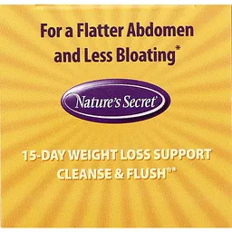 15-Day Weight Loss Support Cleanse & Flush® - 60 Tablets - Nature's Secret