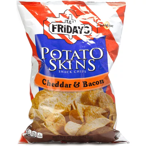 Tgi Fridays Potato Skins Snack Chips Cheddar Bacon Pretzels D Agostino