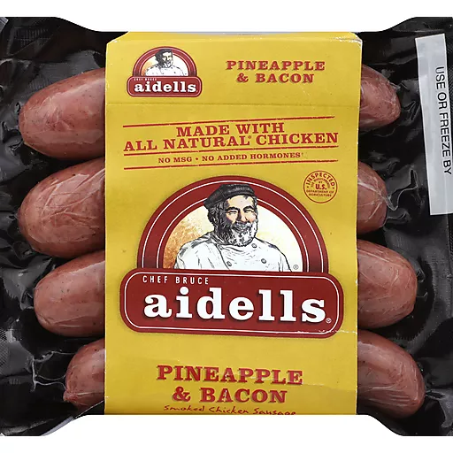 Aidells Pineapple Bacon Smoked Chicken Sausage Sausages Foodtown