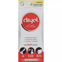 Dryel at Home Dry Cleaner Starter Kit with 6 Cleaning Cloths