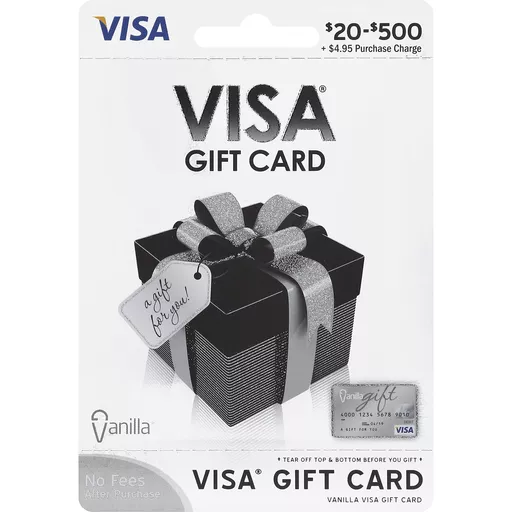 Visa Vanilla Gift Card 20 500 Gift Cards Hugo S Family Marketplace
