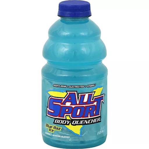 All Sport Body Quencher Blue Raz Ice Sports Energy Chief Markets