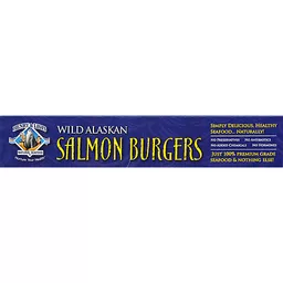 Henry & Lisas Salmon Burgers, Wild Alaskan 4 ea, Canned & Frozen Meat