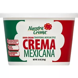 Sour creams with Mexican-style flavors