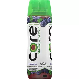CORE Water Beverage, Organic, Blueberry 16.9 oz, Beverages