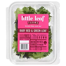 Little Leaf Farms Lettuce, Baby Crispy, Green Leaf 4 Oz