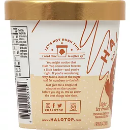 Løsne Sekretær Sicilien Halo Top Ice Cream, Light, Sea Salt Caramel 1 Pt | The Merc Co-op