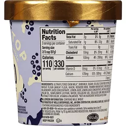 Halo Light Blueberry Crumble Ice Cream 1 Pt | Sugar Free, Low Fat & Diet | D&W Fresh Market