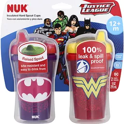 Nuk - Boy Justice League Insulated Straw Cup, 9Oz