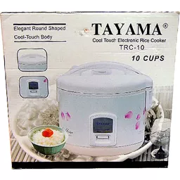 Tayama Stainless Steel Rice Cooker & Food Steamer 10 Cup 