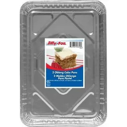 Jiffy Foil Cake Pan & Lid, Square
