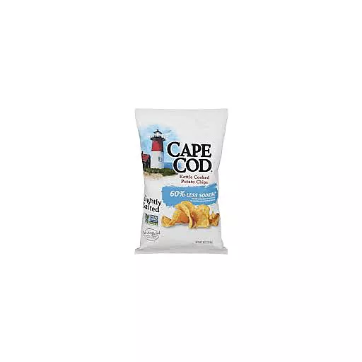 Cape Cod Potato Chips 60 Less Sodium Lightly Salted Kettle Cooked Snacks Chips Dips Martin S Country Market
