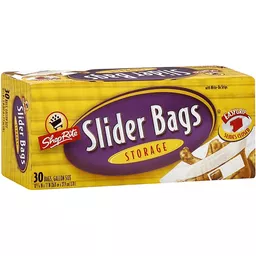 ShopRite Freezer Slider Bags, Gallon Size, 10 count