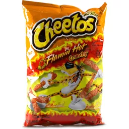 Cheetos Flamin' Hot Crunchy Cheese Flavored Snacks, 8 1/2 oz