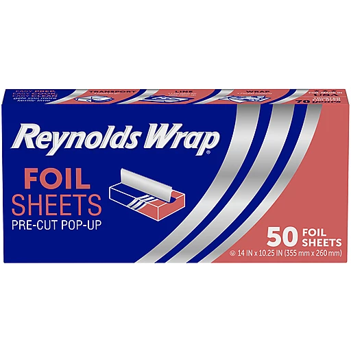  Reynolds Wrap 721 Interfolded Aluminum Foil Sheets, 12 X 10  3/4, Silver, 500/Box, 6 Boxes/Carton : Health & Household