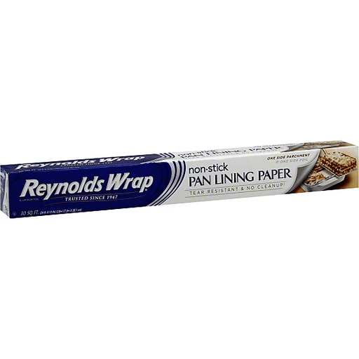 Reynolds Pan Lining Paper, Non-Stick, Aluminum Foil, Cling Wrap & Wax Paper
