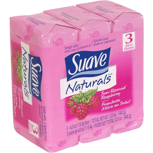 Suave Naturals Soap with Aloe Vera & Vitamin E, Sun-Ripened