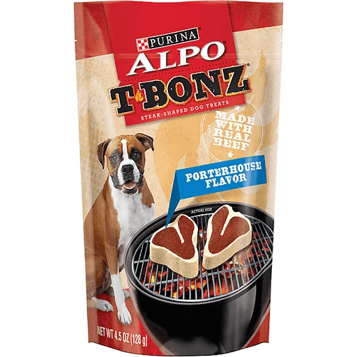 botella Desaparecido Excepcional Purina ALPO Made in USA Facilities Dog Treats, TBonz Porterhouse Flavor |  Dog Food | Matherne's Market