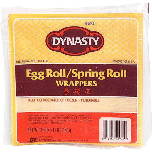 01220 Egg Roll Wraps - Wing's Food Products