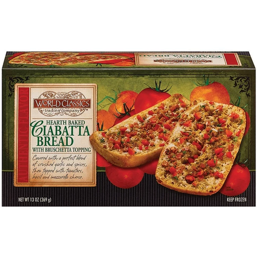 Classics Trading Company Hearth Baked Ciabatta Bread 13 Oz Box | Frozen Foods | Kirby Foods