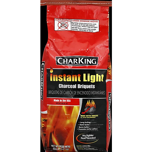Charking Instant Light Long Lasting Charcoal Briquets 12.5 Lb Stand Bag | Charcoal & Grilling | NuNu's Market